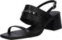 Calvin Klein Zwarte platte sandalen voor vrouwen Black Dames - Thumbnail 3