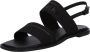 Calvin Klein Zwarte TweeBand Sandalen Ontwerp - Thumbnail 2