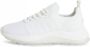 Calvin Klein Witte Gebreide Sneaker Casual Schoen - Thumbnail 2
