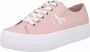 Calvin Klein Rose Sneakers met Contrasterende Details Roze Dames - Thumbnail 6