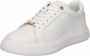 Calvin Klein Gend Neut Lace Up Lage sneakers Leren Sneaker Dames Wit - Thumbnail 4
