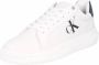 Calvin Klein Plateausneakers CHUNKY CUPSOLE MONO LTH WN vrijetijdsschoen lage schoen veterschoen met ck-opdruk aan de zijkant - Thumbnail 6
