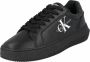 Calvin Klein Zwarte Polyester Sneaker met Contrasterende Details - Thumbnail 2