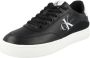 Calvin Klein Zwarte Polyester Sneaker met Contrasterende Details Zwart Dames - Thumbnail 3