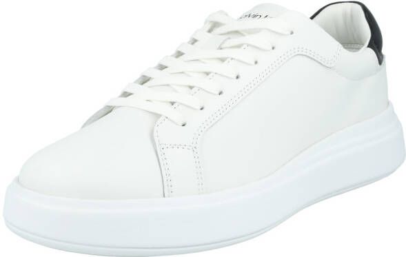 CK Calvin Klein Sneakers van leer met contrastgarnering model 'LACE UP'