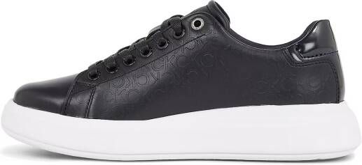 Calvin Klein Sneakers Raised Cupsole Lace Up Mono Mix in zwart - Foto 3