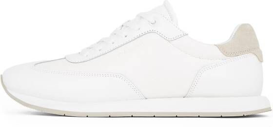 CK Calvin Klein Leren sneakers met labeldetail