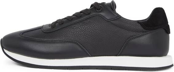 CK Calvin Klein Leren sneakers met labeldetail
