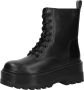 Calvin Klein Jeans Zwarte Veters Flatform Booties Black Dames - Thumbnail 2