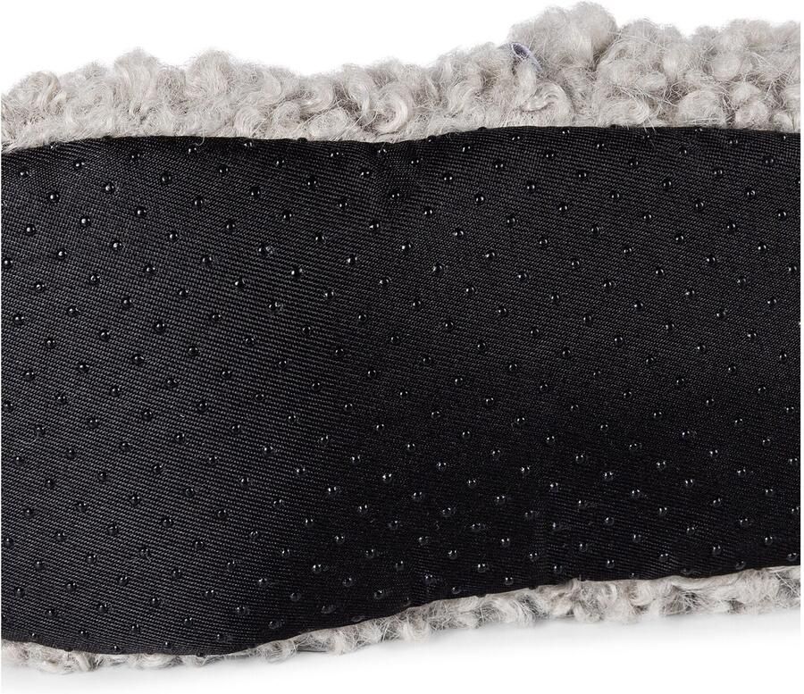Camano Damesslippers bouclé-slippers knus warm zacht ballerina-vorm antislip gripvaste zool comfortabel gezellig zacht gevoerd warm van binnen licht comfortabele slippers huisschoenen - Foto 2