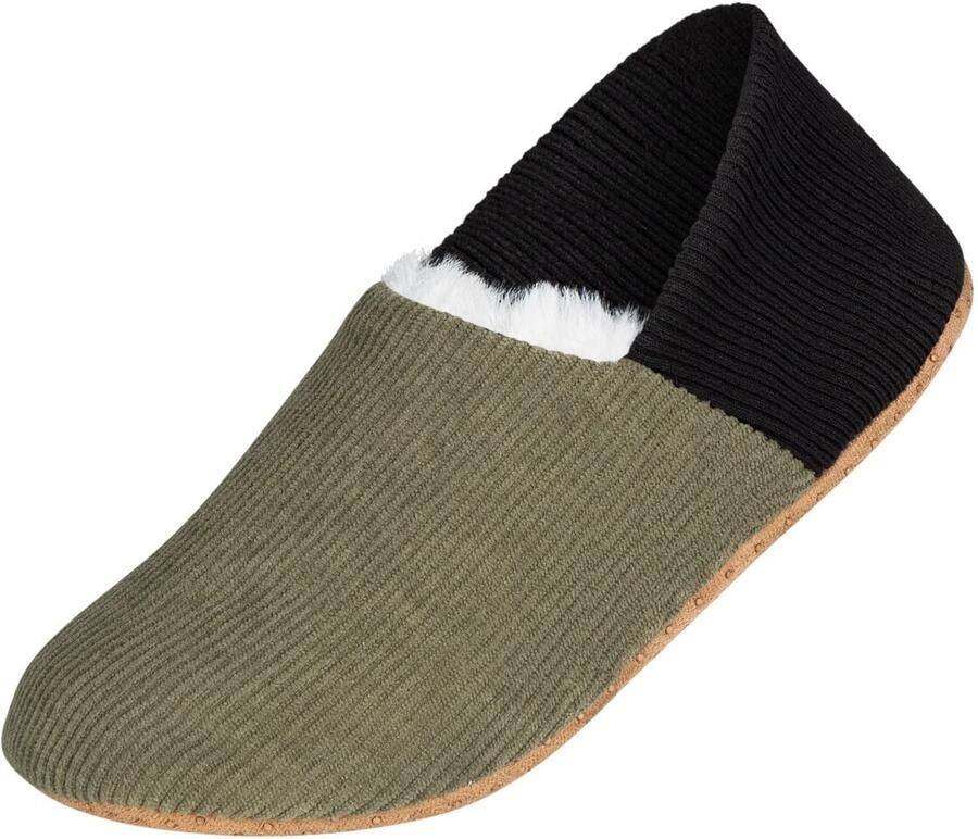 Ca o pantoffels unisex corduroy warm comfortabel antislip zachte voering 1-pack comfortabel stevige grip woonkamer thuis dagelijks gebruik slip-on