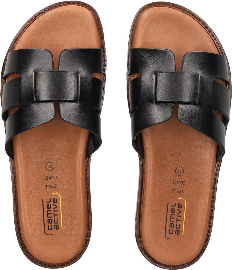 Camel Active Sandalen gemaakt van leer Maat womenswear-40 Zwart - Foto 2