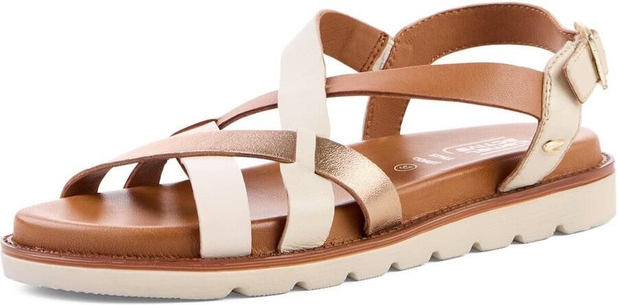 CAMEL ACTIVE Sandalen met riem crème bruin