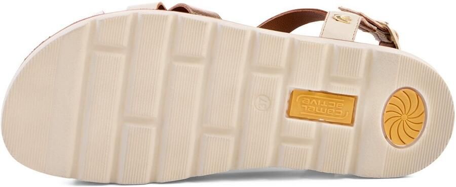 CAMEL ACTIVE Sandalen met riem crème bruin - Foto 4
