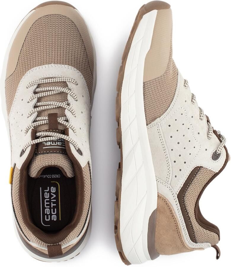 Camel Aktive camel active Sneakers van nubuckleer en textiel Maat menswear-44 Beige - Foto 3