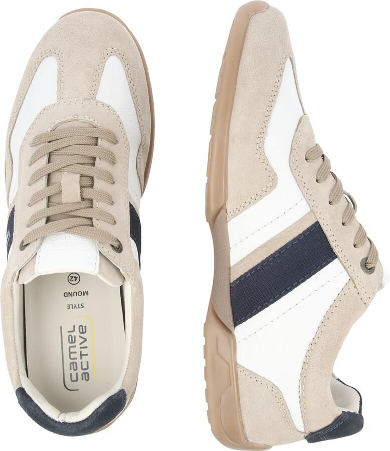 CAMEL ACTIVE Sneakers laag camel zwart wit - Foto 3