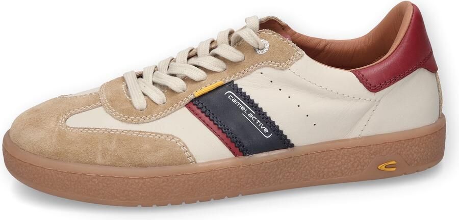 Camel active Sneakers veterschoen retro sneaker vrijetijdsschoen met logo-opdruk - Foto 4