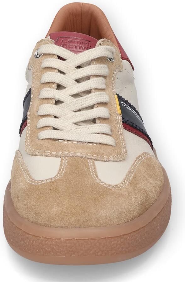 Camel active Sneakers veterschoen retro sneaker vrijetijdsschoen met logo-opdruk - Foto 6