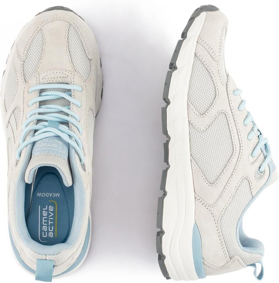 Camel Active Sneakers van nubuckleer Maat womenswear-38 Lichtblauw - Foto 2