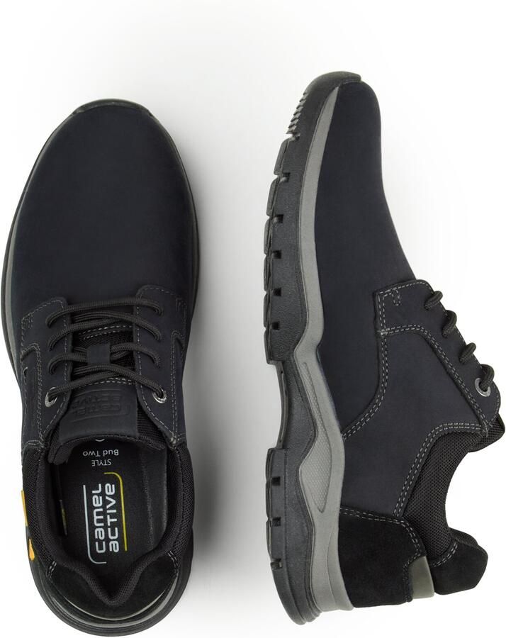 Camel Active Sneakers van een mix van leer en textiel Maat menswear-42 Zwart - Foto 4