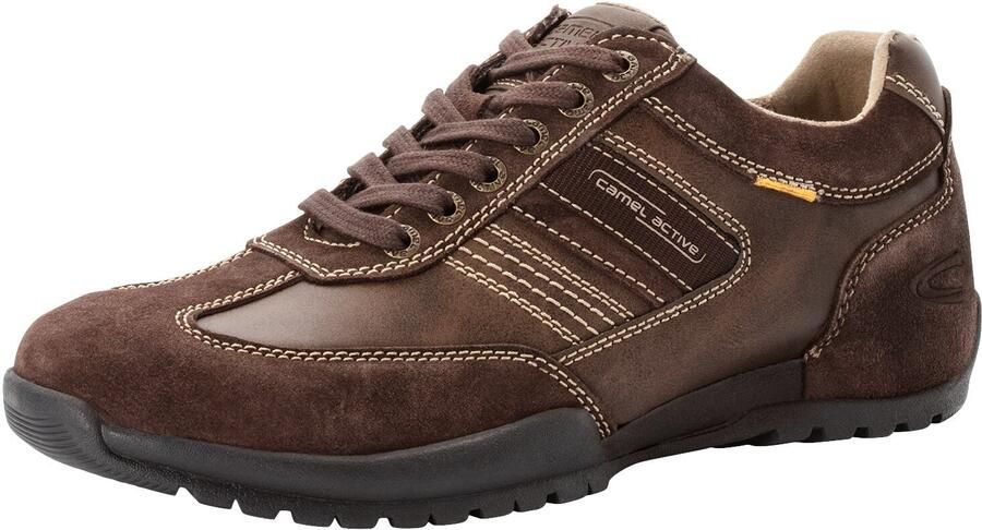 Camel active Veterschoenen Vrijetijdsschoen comfort schoen met leren binnenzool - Foto 3