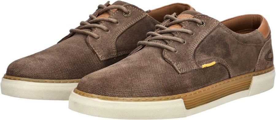 Camel Active Bayland Taupe Sneakers taupe Leer Heren Basics Street wear - Foto 4