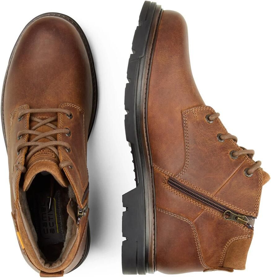 Camel Active Veterlaars met rits Maat menswear-46 Licht bruin - Foto 2