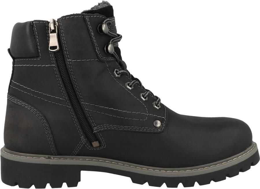 Camel Active Veterschoenen van echt leer Maat menswear-43 Zwart - Foto 3