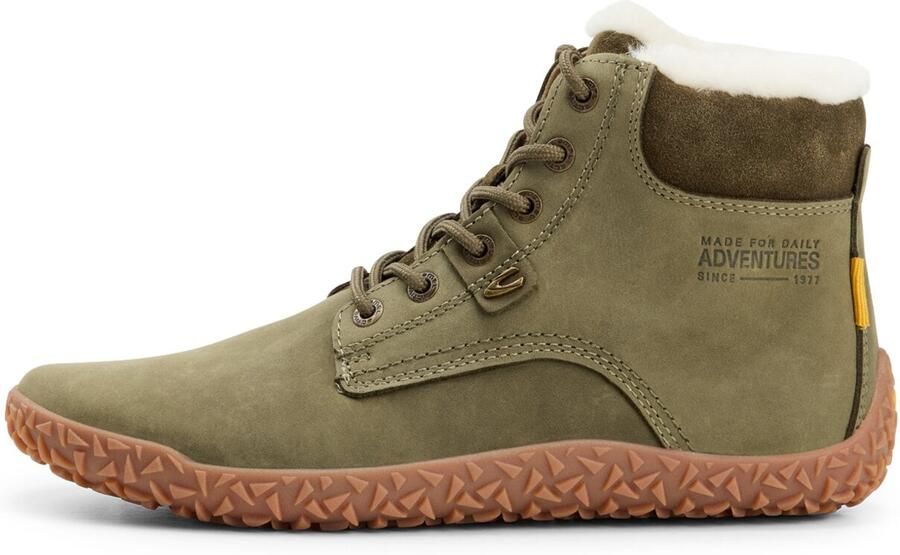 Camel Active Gevoerde veterschoen met rubberzool Maat womenswear-37 Donker Groen