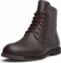 Camper Vetersluiting Leren Enkellaarzen Bruin - Thumbnail 2