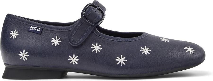 CAMPER Ballerina met riempjes 'Casi Myra' donkerblauw wit - Foto 4