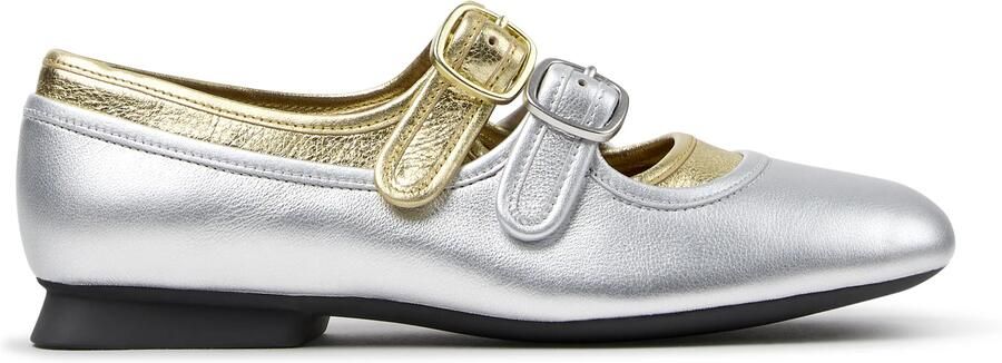 CAMPER Ballerina met riempjes 'Casi Myra' goud zilver - Foto 5