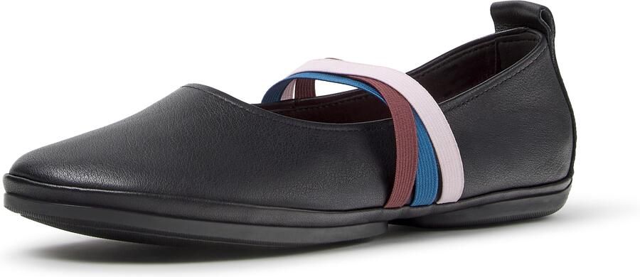 CAMPER Ballerina met riempjes gemengde kleuren zwart