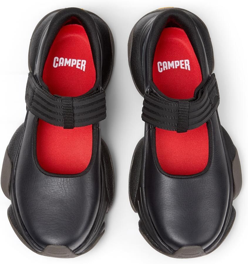 CAMPER Ballerina met riempjes 'Karst 2' zwart - Foto 2