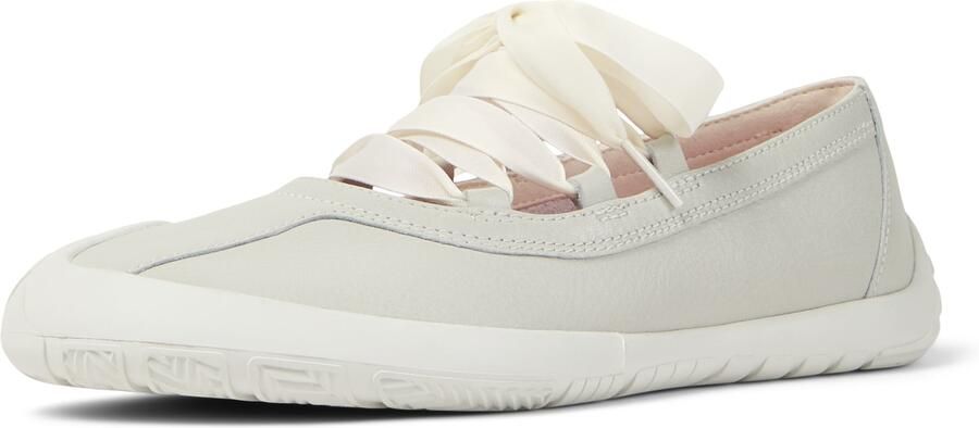 CAMPER Ballerina met riempjes 'Peu Path+' offwhite