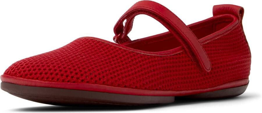 CAMPER Ballerina met riempjes ' Right Nina ' rood