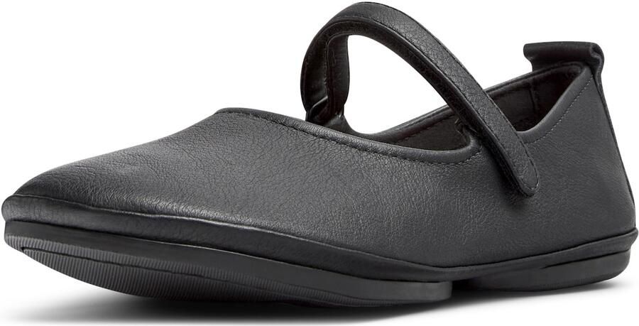 Camper Pelotas Mary Jane Kids Hook and Loop Wo Black Ballet Flats