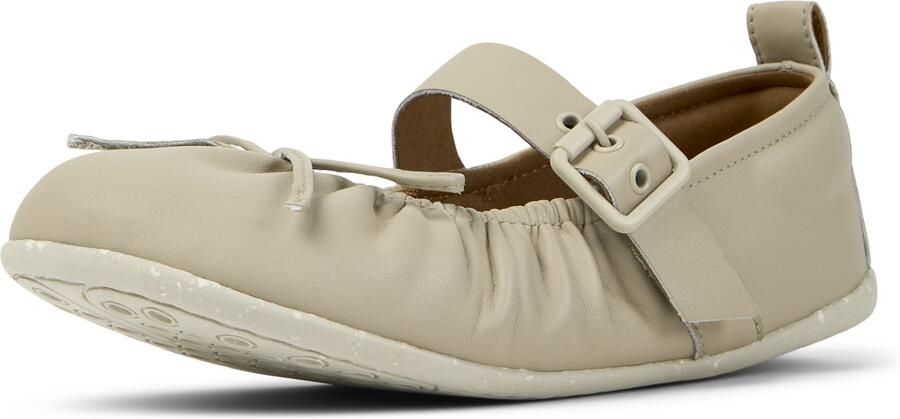 CAMPER Ballerina met riempjes ' Wabi ' lichtbeige