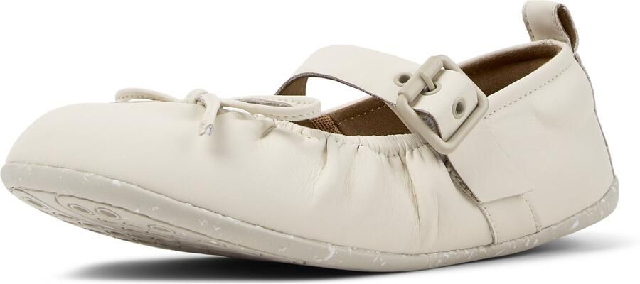 CAMPER Ballerina met riempjes ' Wabi ' wit