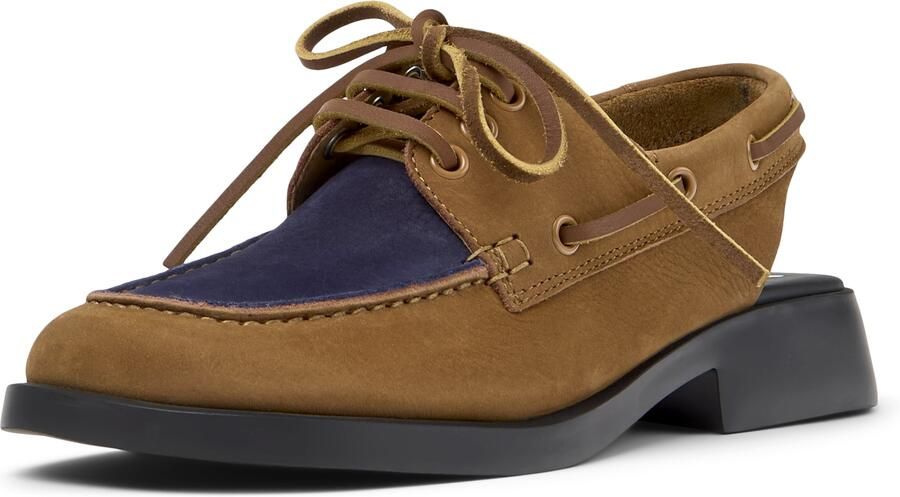 CAMPER Instappers 'Donna' blauw bruin