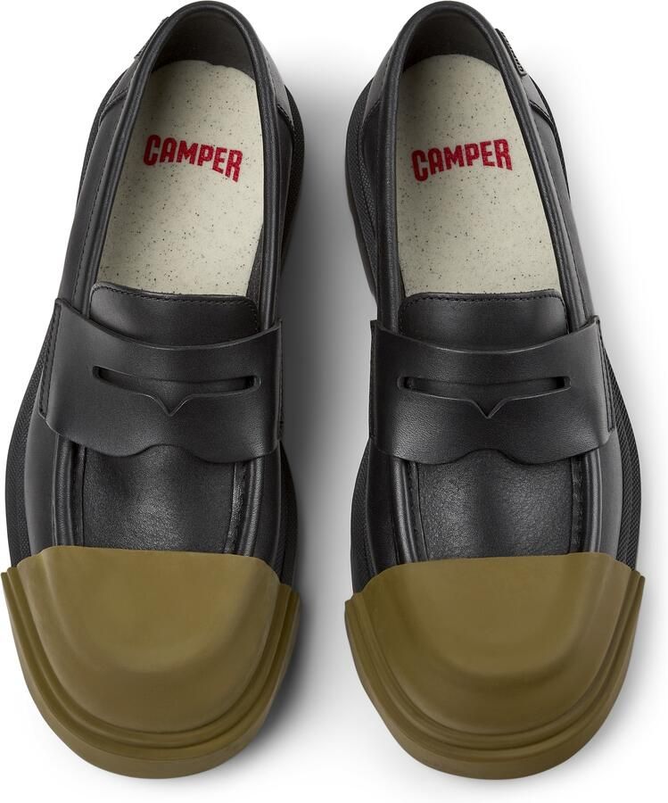 CAMPER Mocassins 'Junction' olijfgroen black denim - Foto 4