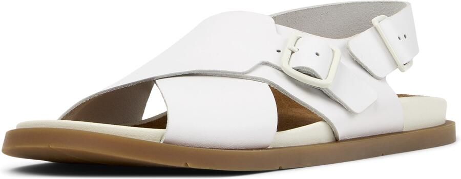 Camper Platte sandalen Lluc Sandals White