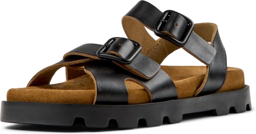 CAMPER Sandalen met riem 'Brutus' zwart