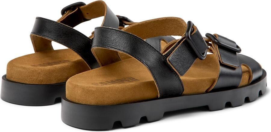 CAMPER Sandalen met riem 'Brutus' zwart - Foto 3