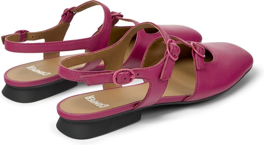 CAMPER Sandalen met riem ' Casi Myra ' donkerroze - Foto 3