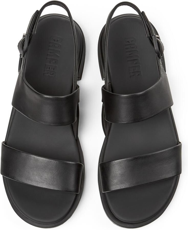 CAMPER Sandalen met riem 'Edy' zwart - Foto 4