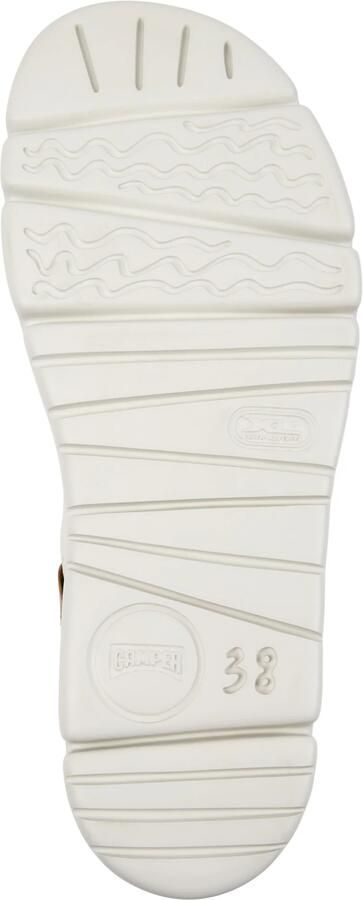 Beetle Platform Sandal Leather Wo White Flat Sandals - Foto 5