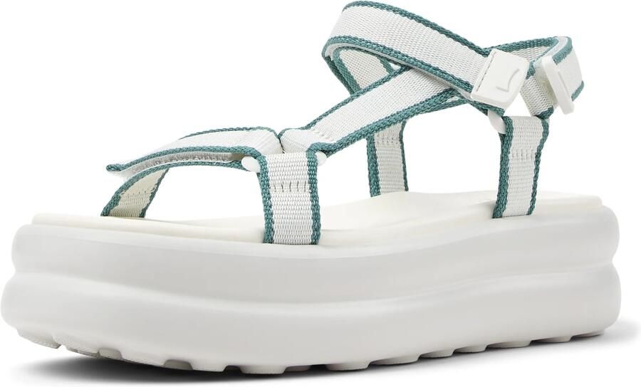 CAMPER Sandalen met riem 'Pelotas Flota Up' jade groen wit