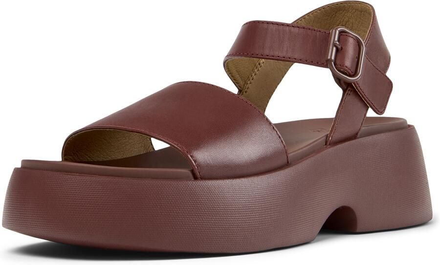 CAMPER Sandalen met riem 'Tasha' bourgogne