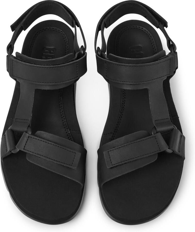 Camper Zwarte Casual Platte Sandalen voor Mannen Black Heren - Foto 2
